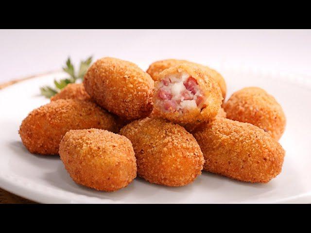 Ham Croquettes - Very Easy and Homemade Traditional Recipe