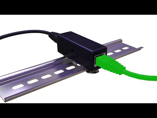 DIN Ethernet Surge Protector - How To User Manual