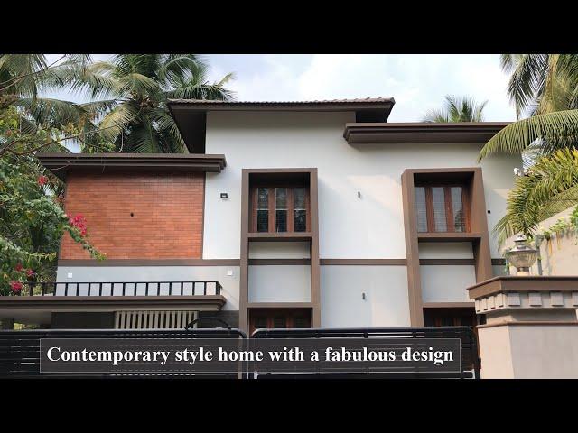 contemporary style home with a fabulous design and elegant interior | Video tour