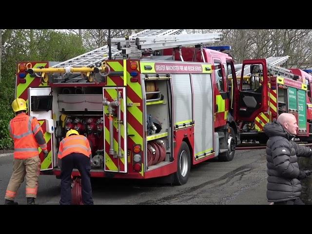 *EXPLOSION*Make Pumps Four Training Exercise- Greater Manchester fire and rescue service