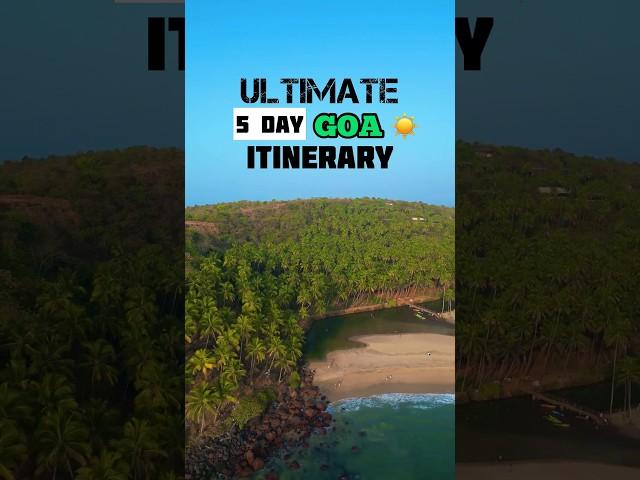 Ultimate 5 Day Goa Itinerary #travel #travelblogger #india #2023 #trip #itinerary #goa