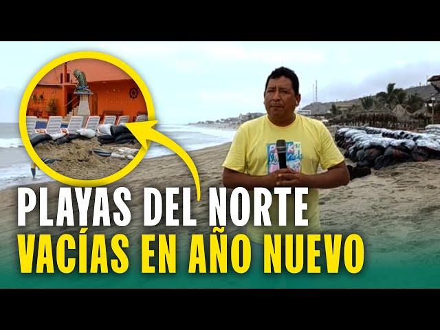 Turistas cancelan viajes al norte peruano por oleaje anómalo: "Esta playa debería estar reventando"