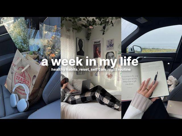 vlog: doing things alone, establishing new year's habits, & my night routine