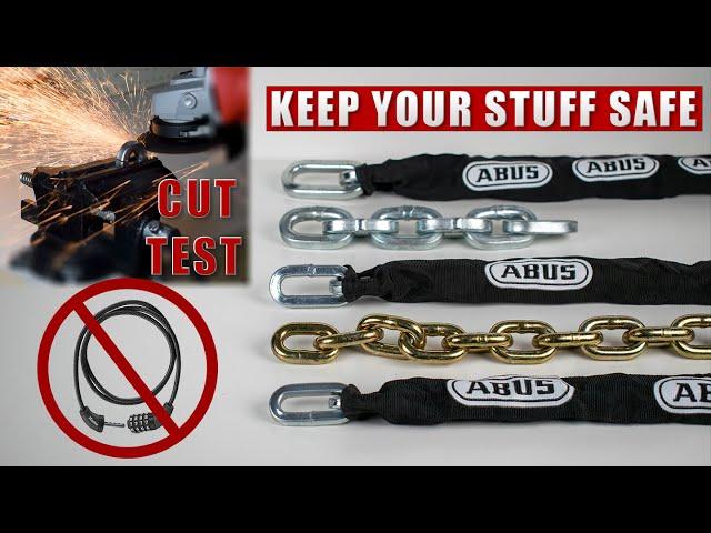 Don't Buy a Security Chain Before Watching This Comparison!  Abus vs Pewag vs Everbilt