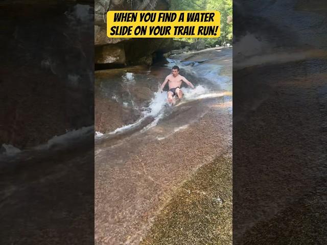 When Trail Running Leads to an Epic Water Slide