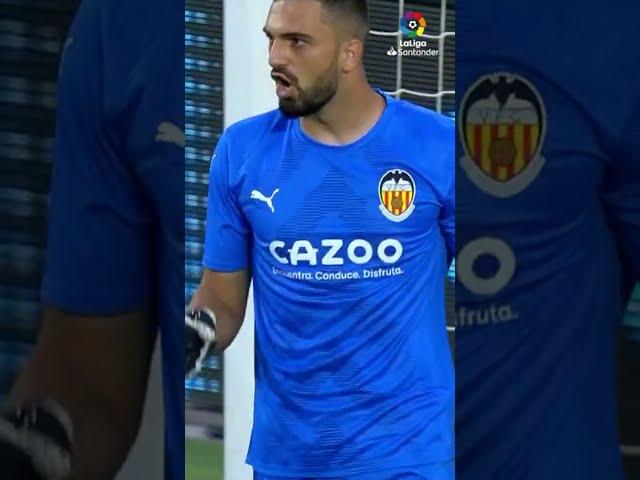 Mamardashvili Airplane ️  #shorts #laligasantander #valenciacf