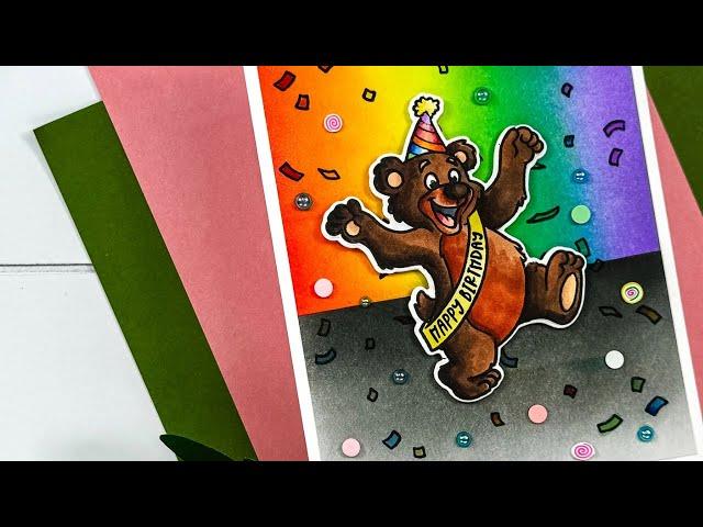 Trinity Stamps 6th Birthday Video Hop | Bear-thday Surprise