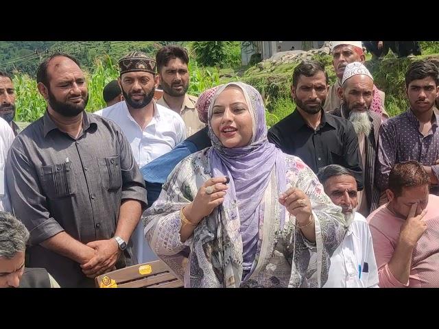 DDC MEMBER SHAZIA KOUSER.from budhal jamola .jamola Nagari road .06 crore tender announced