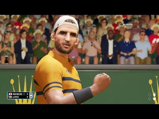 AO Tennis 2 Nishikori x Lopez QuartFinals #MonteCarloOpen #Xbox