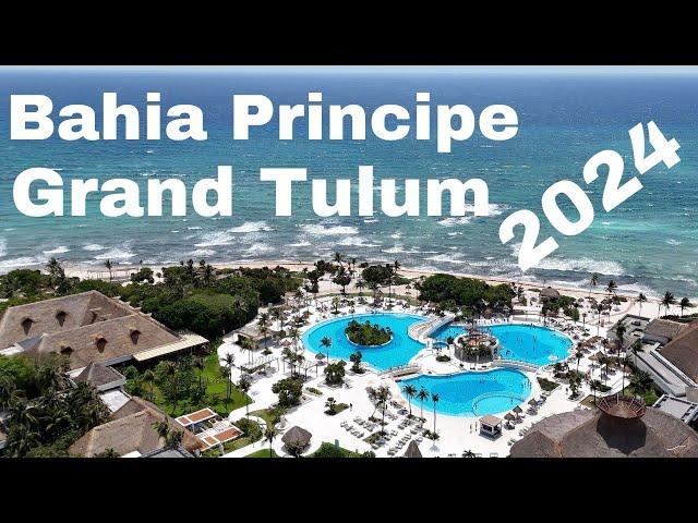 Bahia Principe Grand Tulum Walkaround 2024 Mexico Beach All-Inclusive Resort Vacation Cancun