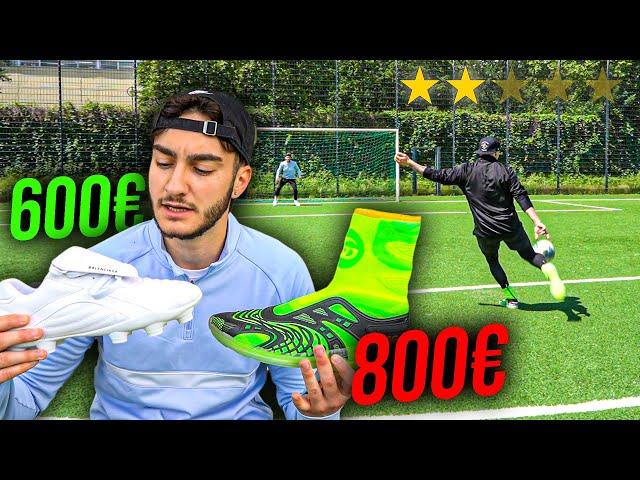 GUCCI vs BALENCIAGA FUßBALL CHALLENGE! *800€ vs 600€ Fußballschuhe*