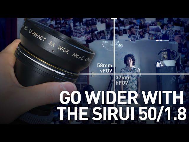 Go wider with the Sirui 50mm f/1.8 1.33x Anamorphic Lens