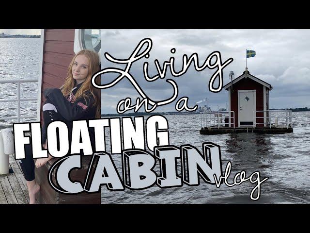 Living on a Floating Cabin Vlog (Utter Inn Västerås)