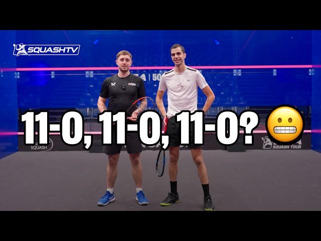 POV: Amateur squash player challenges World #1 Ali Farag 