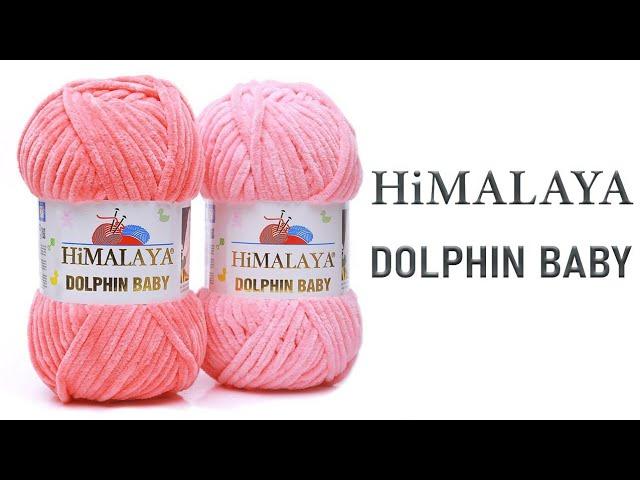 Обзор на плюшевую пряжу для вязания Dolphin Baby Himalaya с живыми образцами