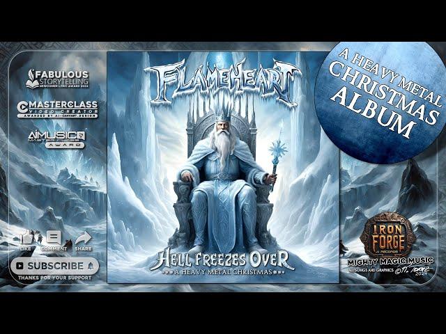 Flameheart - Hell Freezes Over (A Heavy Metal Christmas ) Full Album Stream 2024