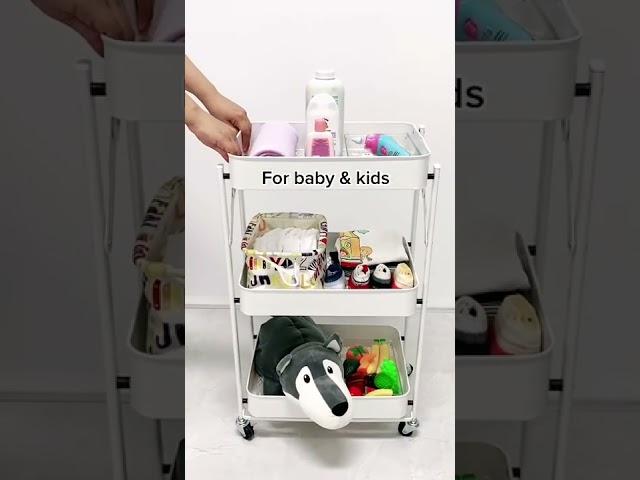 Space saving tips Foldable portable rolling rack for any room. Link in description #Shorts