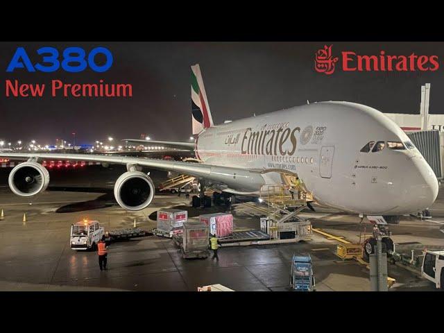 Emirates Airbus A380 New Premium eco !  Paris CDG - Dubai DXB  [FULL FLIGHT REPORT]