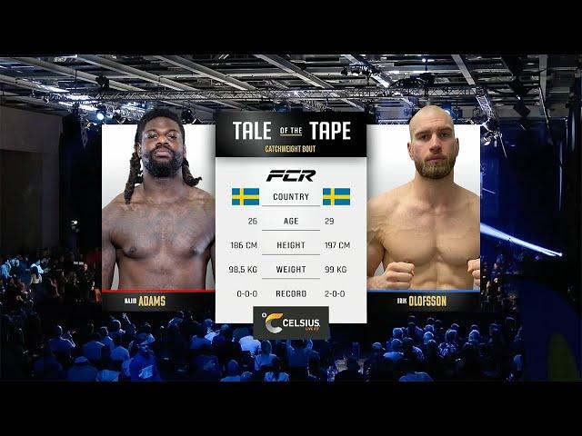 FCR 15: Najib Adams vs Erik Olofsson