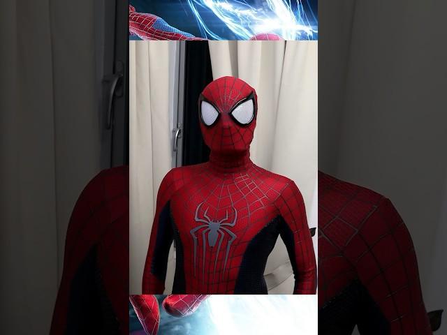 The Amazing Spiderman 2 Suit Unboxing #unboxing #spiderman #cosplay #malaysia #spidermanps5