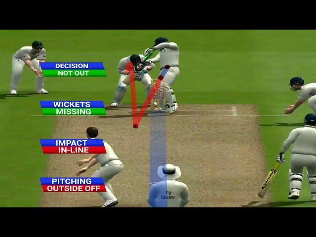 DRS Ball Tracking in EA Sports Cricket 07 (Created using After Effects)