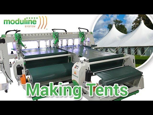 Automated Welding Solution for Making Tents - Moduline I Miller Weldmaster