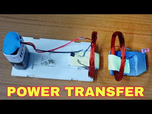 How To Make Wireless Power Transfer System || power transfer wireless || shivratan experiment