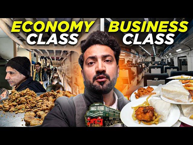 Train Adventure in Pakistan | Economy Class vs Business Class, Pakistan Luxury Train, Pakistan Train