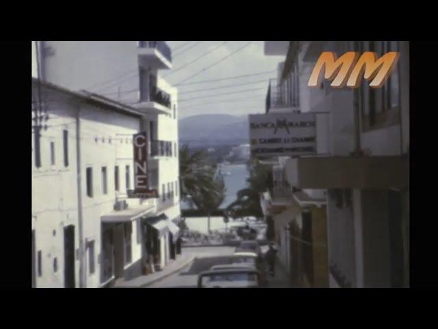 Ibiza Spain 1975 old cine film 356