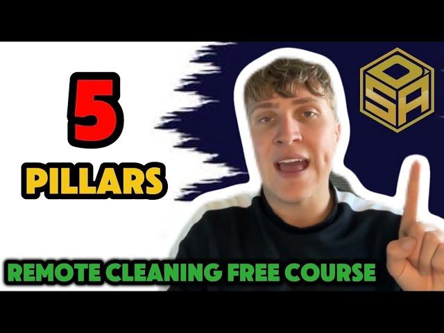 Remote cleaning business and drop servicing model explained (free course)