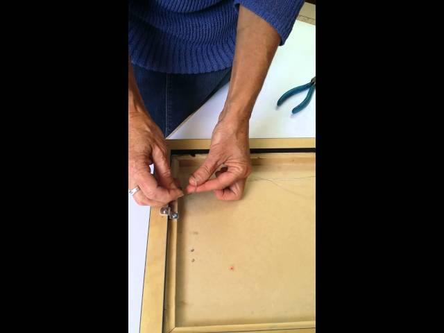 How to Properly Knot Picture Frame Wire