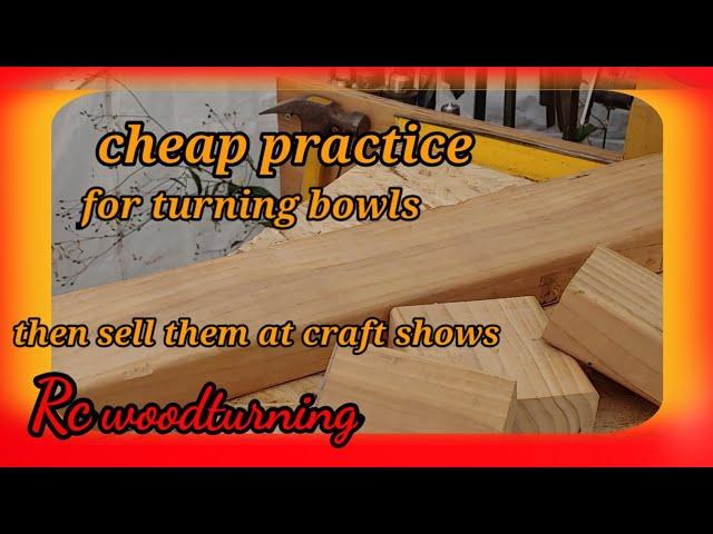 woodturning 2x4 bowls (for practice)