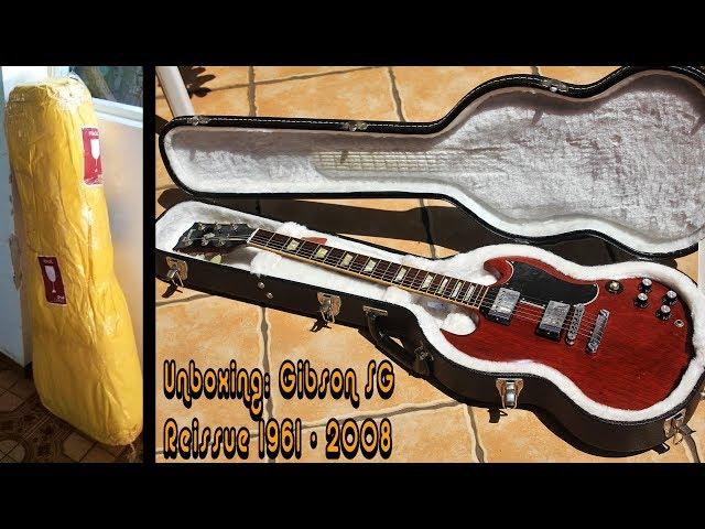 Unboxing Gibson SG Reissue 1961 - 2008