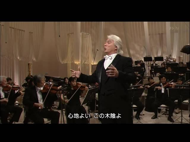 Dmitri Hvorostovsky - Frondi tenere... Ombra mai fu (Japan 2005) HD