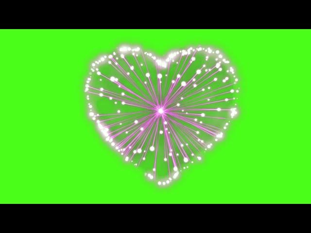 Neon Heart Green Screen | Neon Animation Green Screen | Chrome Key | Green Screen | Neon