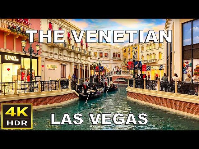 (4K HDR) The Venetian Las Vegas Walkthrough - November 2023