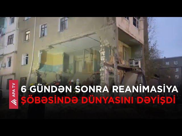 Sumqayıtdakı partlayışdan sonra ölənlərin sayı ikiyə çatdı – APA TV