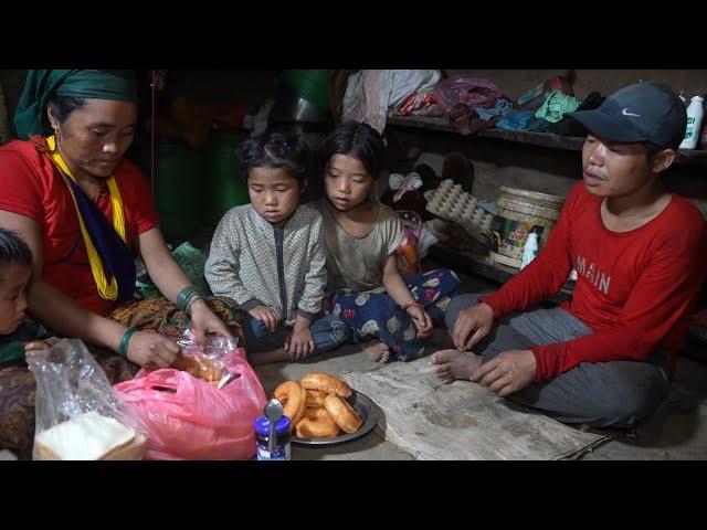Myvillage official videos EP 1037 || First time villager eating modern bread