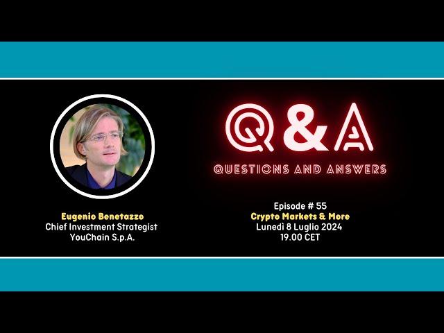 Q&A | EP.55| Road to 100K, Jupiter, BTP Italia 2051, Thresold tBTC & Solnauta by Torrino DAO