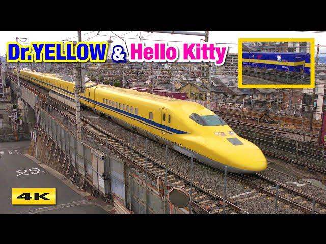 ドクターイエローとハローキティがやってきた !!! Dr.YELLOW & Hello Kitty 2021.11.6【4K】