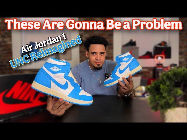 Jordan 1 UNC Reimagined  First Look & Comparison 