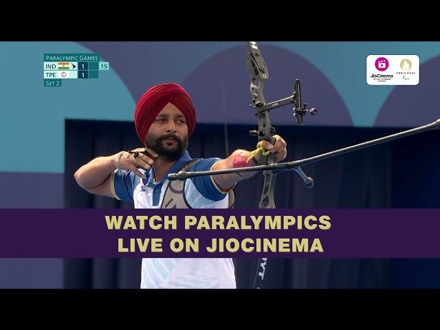 Harvinder Singh is into the round of 16 | Paralympics Archery Highlights | JioCinema