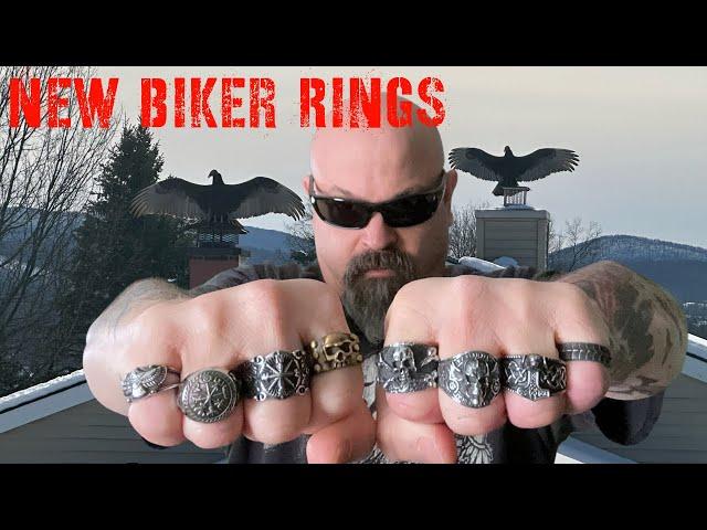 Bought New Biker Rings. Each explained + sizing tips