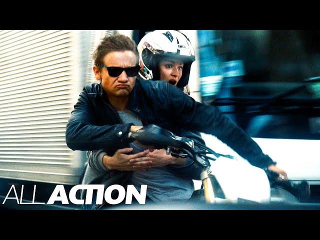 That EPIC Motorbike Chase | The Bourne Legacy | All Action