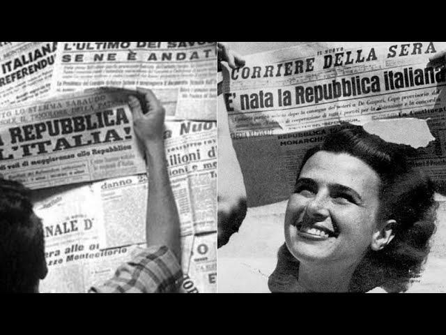 2 Giugno 1946 - Nasce la Repubblica Italiana