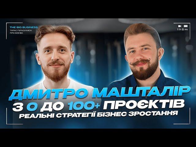 Дмитро Машталір - З 0 до 100+ Проєктів: Реальні Стратегії Бізнес Зростання