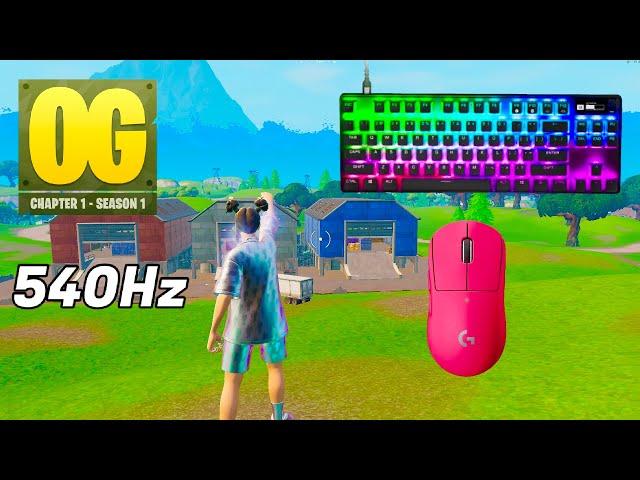 SteelSeries Apex Pro TKL ASMR  Fortnite OG Solo Gameplay  Satisfying Keyboard Fortnite 360 FPS 4K