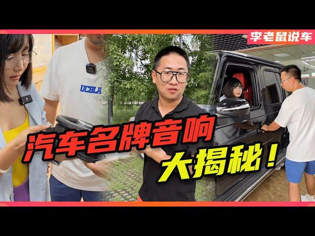 汽车名牌音响大揭秘！【李老鼠说车】