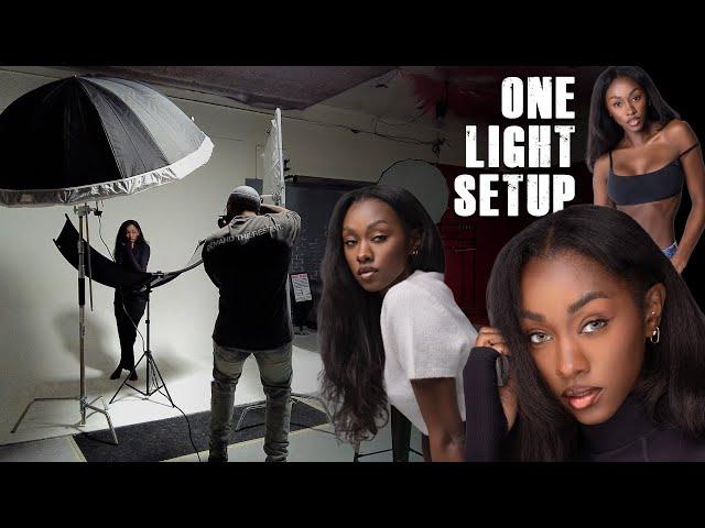 The ULTIMATE one light setup | DONT waste your money on a light kit ( EVERYONE can do this! )