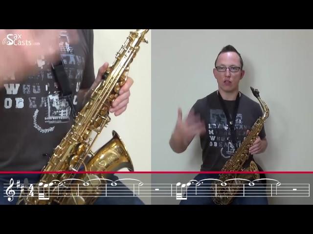 How to play "The Lonely Shepherd" on Sax - Easy Songs for Sax - Sheet Music and Backing Track